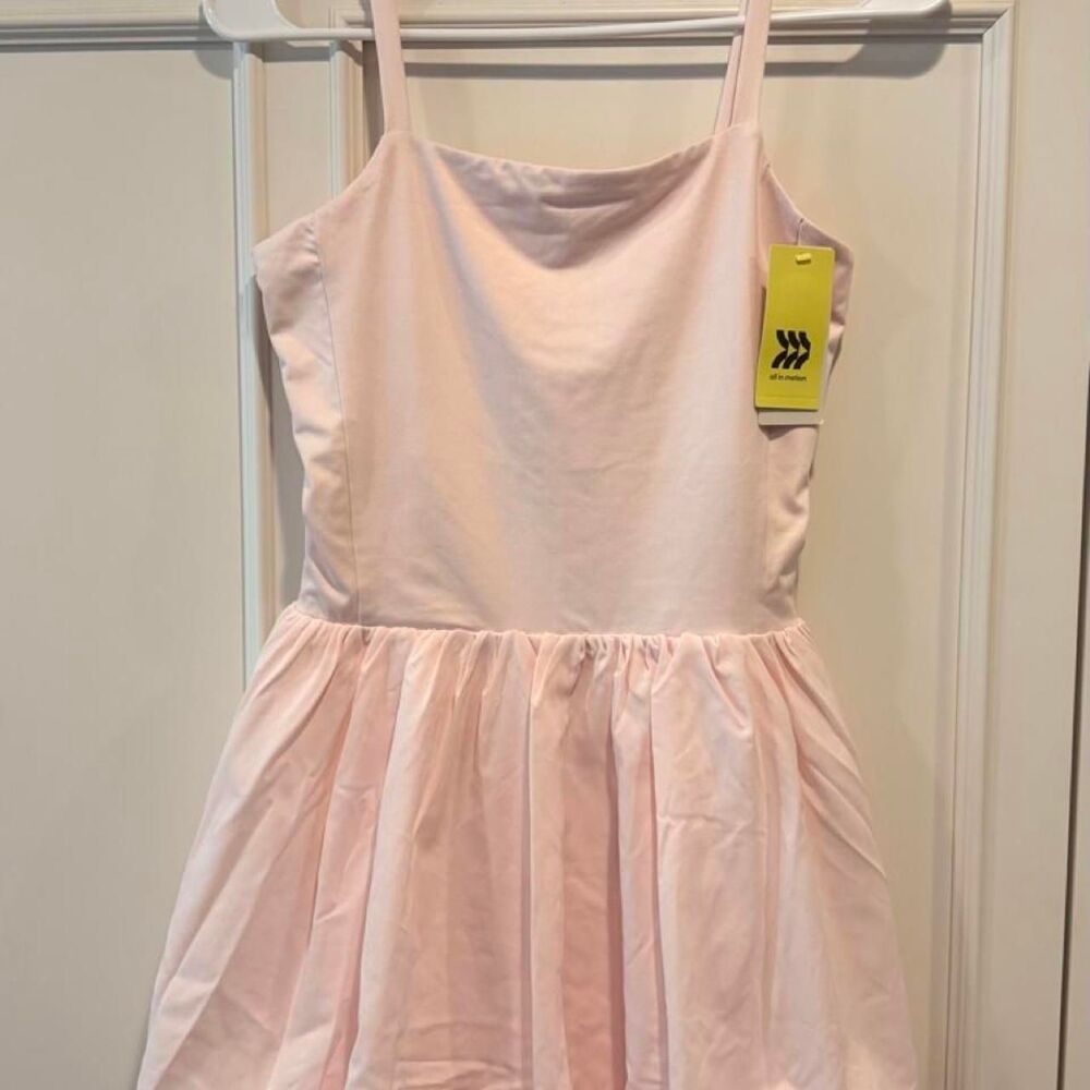 All-in-motion Girls Pink Performance Bubble Dress size Girls XL (14)